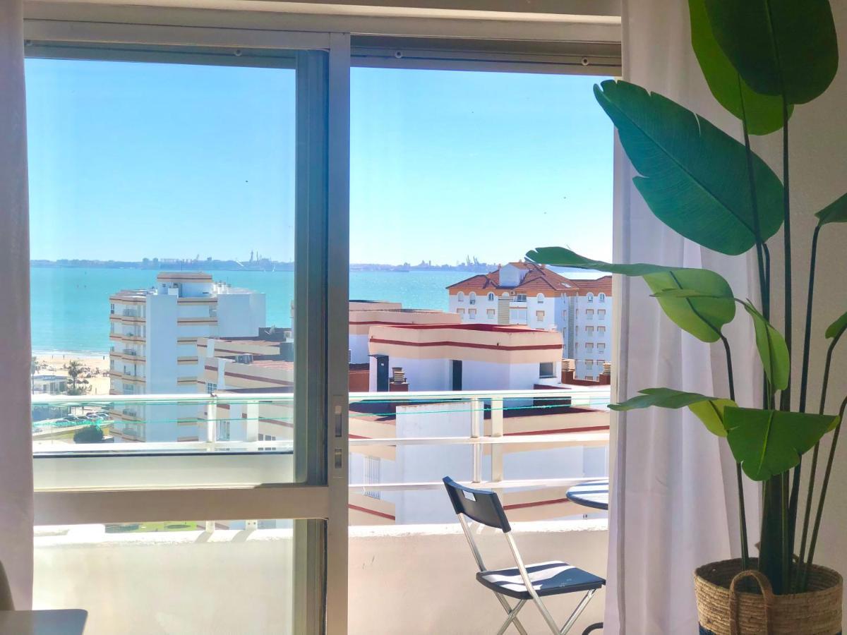 Апартаменты Frente Al Mar, Preciosas Vistas, Piscinas , Valdelagrana Эль-Пуэрто-де-Санта-Мария Экстерьер фото